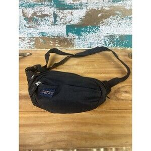 Jansport Fanny Pack JS00TAN1 5TH Ave Fanny Pack Belt Waist Bag ADJUSTABLE Black